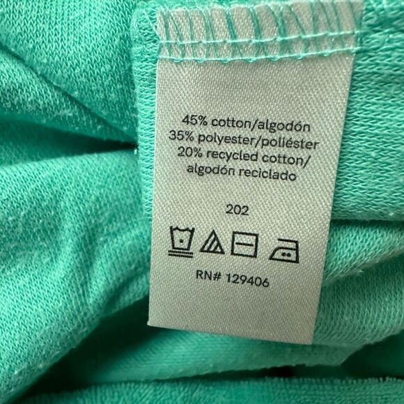 Venus Terry Halter Dress Turquoise Mini Dress Medium Elasticized Waist - Picture 6 of 7